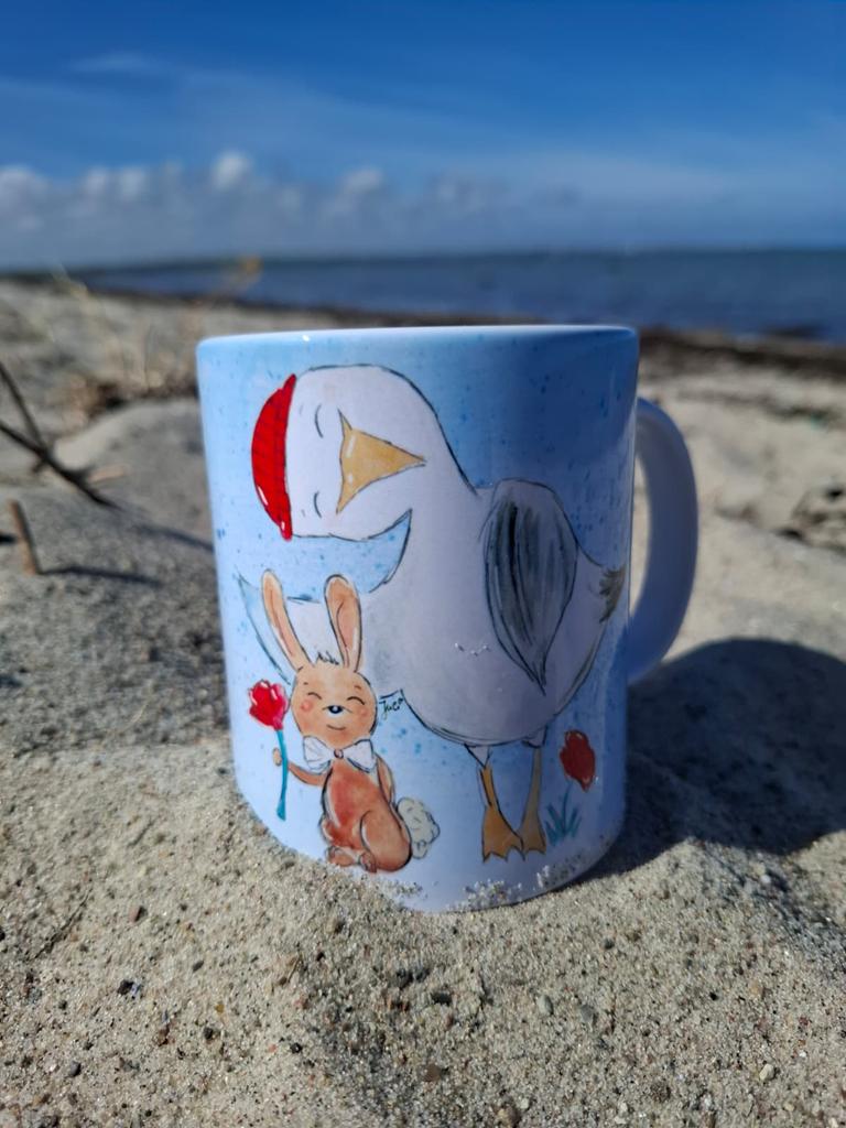 Meine Welt ist besser wegen Dir Tasse